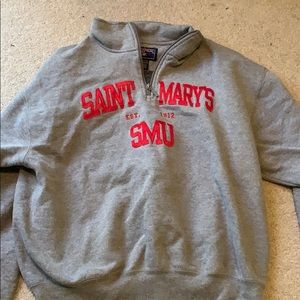 college half zip